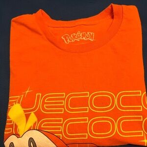 Pokémon Fuecoco Fire Type Graphic T-Shirt Orange Adult Large